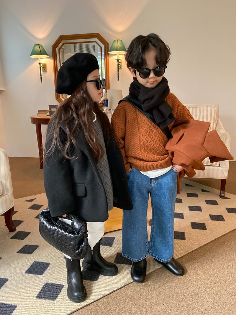 OUR - Korean Children Fashion - #Kfashion4kids - Teist Knit Top - 5