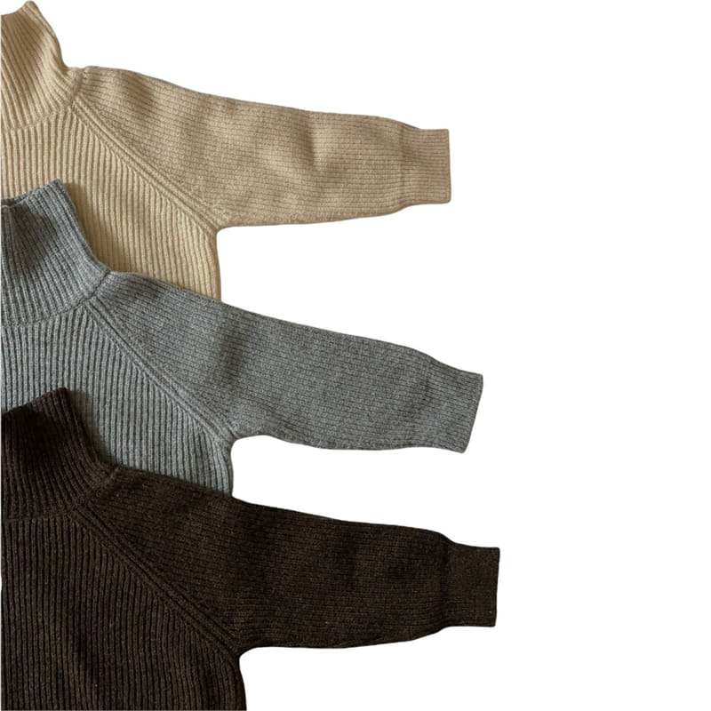 OUR - Korean Children Fashion - #Kfashion4kids - Autumn Turtleneck Knit Tee