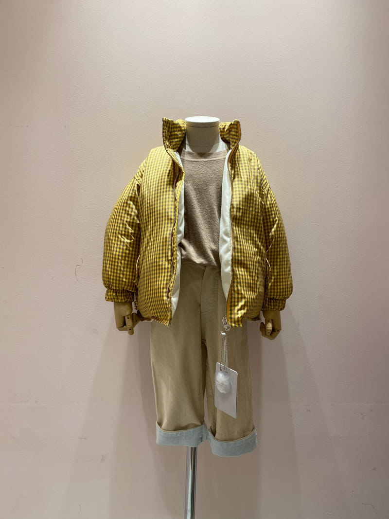 PAPER STUDIOS - Korean Children Fashion - #Kfashion4kids - Legacy Check Down Jumper - 3