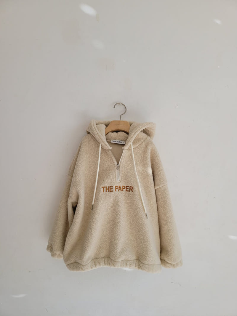 PAPER STUDIOS - Korean Children Fashion - #Kfashion4kids - Embroidery Zip-up Hoody - 10