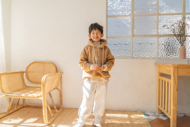 PAPER STUDIOS - Korean Children Fashion - #Kfashion4kids - Embroidery Zip-up Hoody - 4