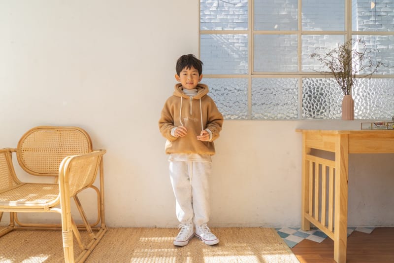 PAPER STUDIOS - Korean Children Fashion - #Kfashion4kids - Embroidery Zip-up Hoody - 5