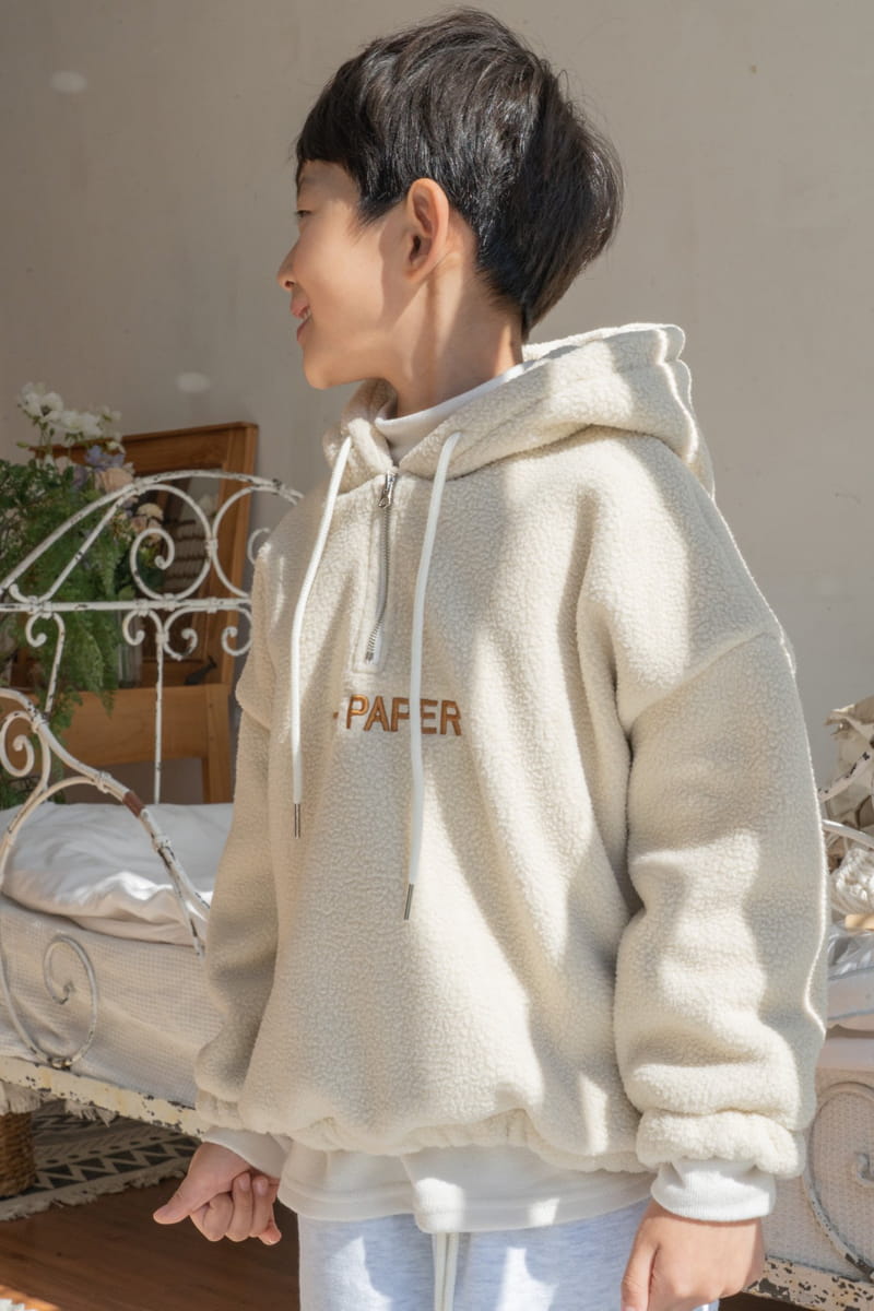 PAPER STUDIOS - Korean Children Fashion - #Kfashion4kids - Embroidery Zip-up Hoody - 7