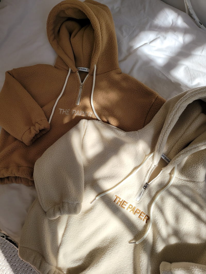 PAPER STUDIOS - Korean Children Fashion - #Kfashion4kids - Embroidery Zip-up Hoody - 9