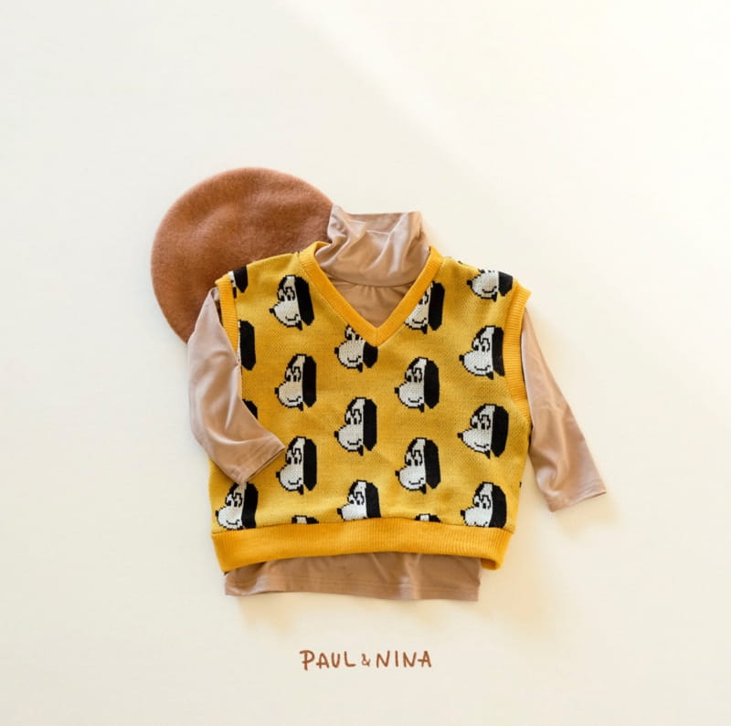 PAUL & NINA - Korean Children Fashion - #Kfashion4kids - Puppy Strawberry Vest - 12