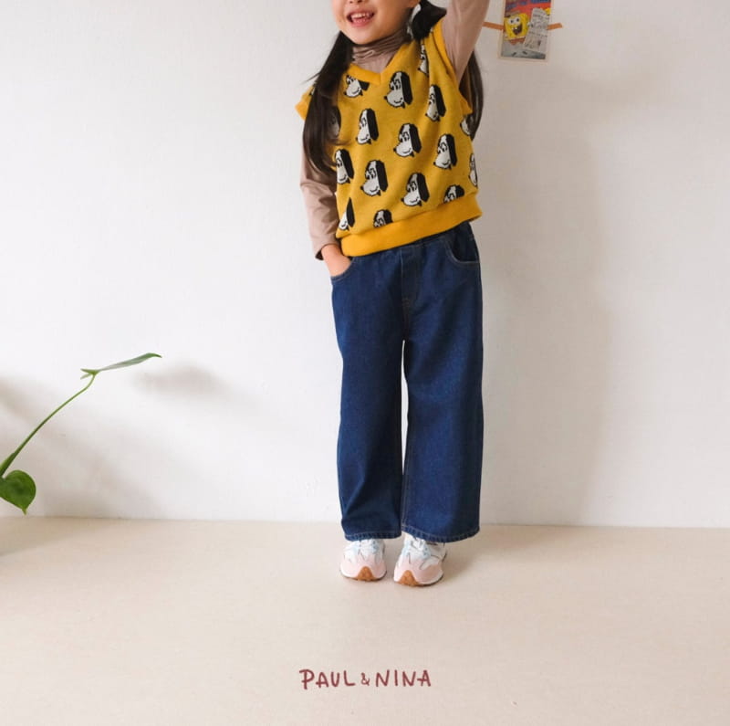 PAUL & NINA - Korean Children Fashion - #Kfashion4kids - Wide Inner Jeans - 10