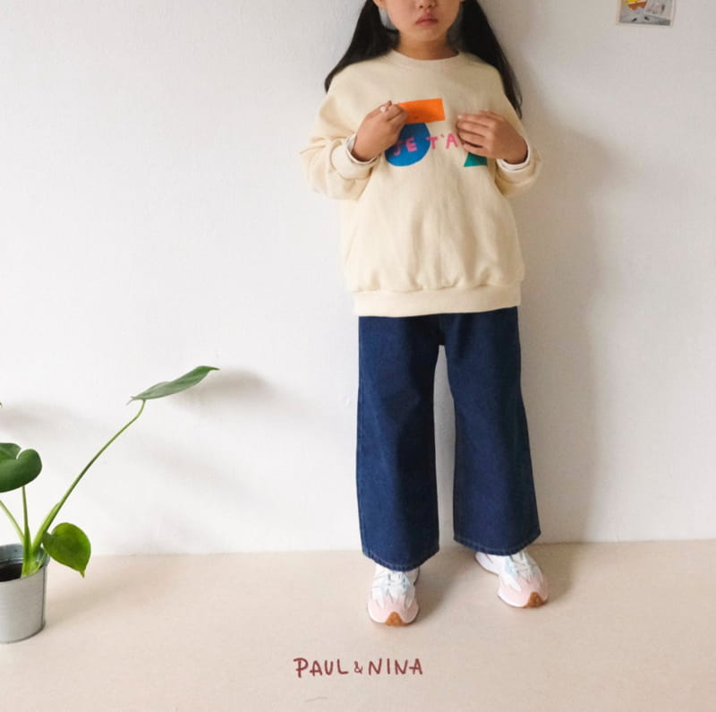 PAUL & NINA - Korean Children Fashion - #Kfashion4kids - Wide Inner Jeans - 12
