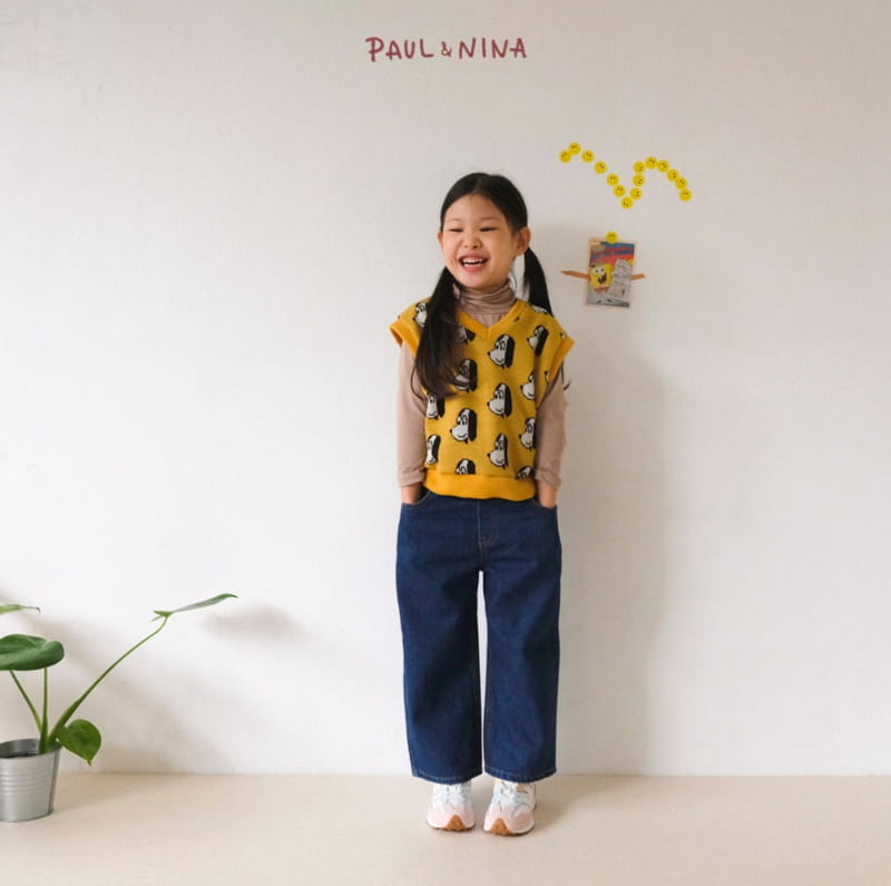 PAUL & NINA - Korean Children Fashion - #Kfashion4kids - Wide Inner Jeans - 2