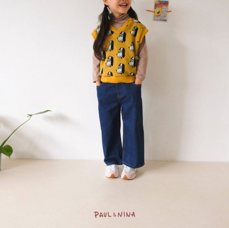 PAUL & NINA - Korean Children Fashion - #Kfashion4kids - Wide Inner Jeans - 3