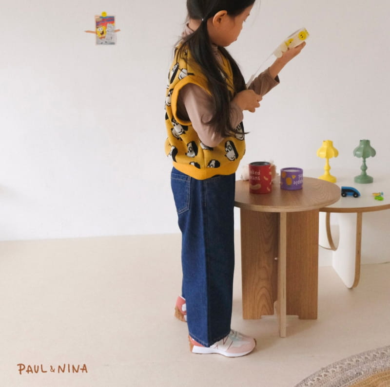 PAUL & NINA - Korean Children Fashion - #Kfashion4kids - Wide Inner Jeans - 5