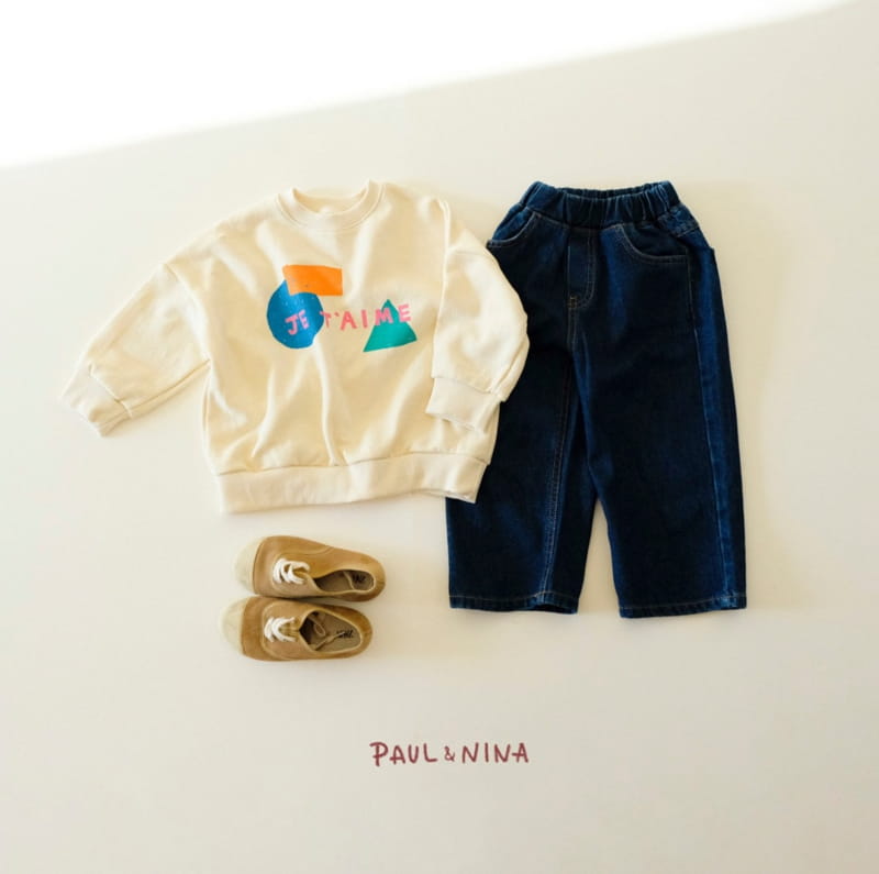 PAUL & NINA - Korean Children Fashion - #Kfashion4kids - Wide Inner Jeans - 6