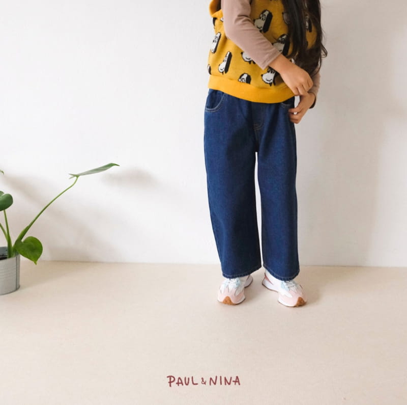 PAUL & NINA - Korean Children Fashion - #Kfashion4kids - Wide Inner Jeans - 8