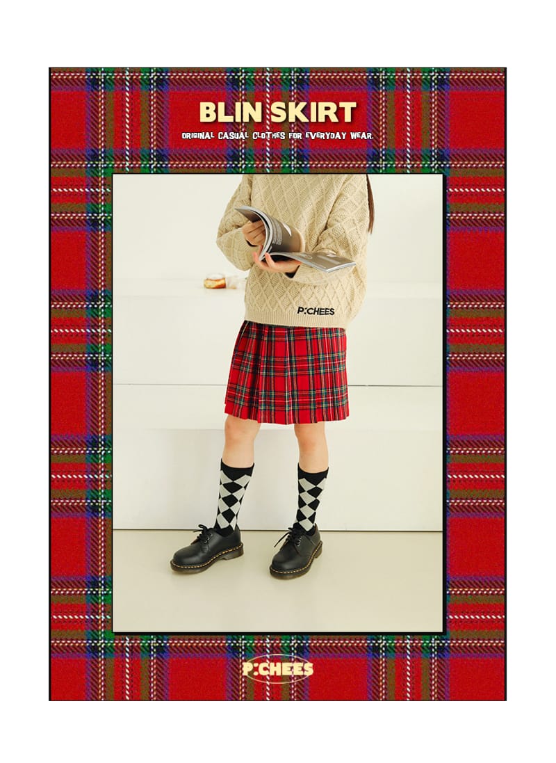PEACH-CREAM - Korean Children Fashion - #Kfashion4kids - Blin Skirt