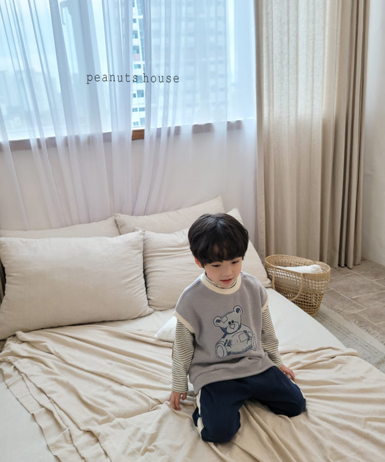 PEANUTS - Korean Children Fashion - #Kfashion4kids - Bear Vest - 6