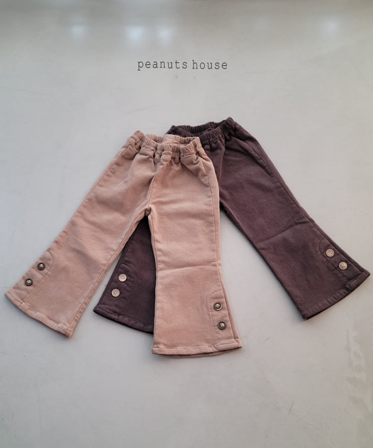 PEANUTS - Korean Children Fashion - #Kfashion4kids - Button Pants