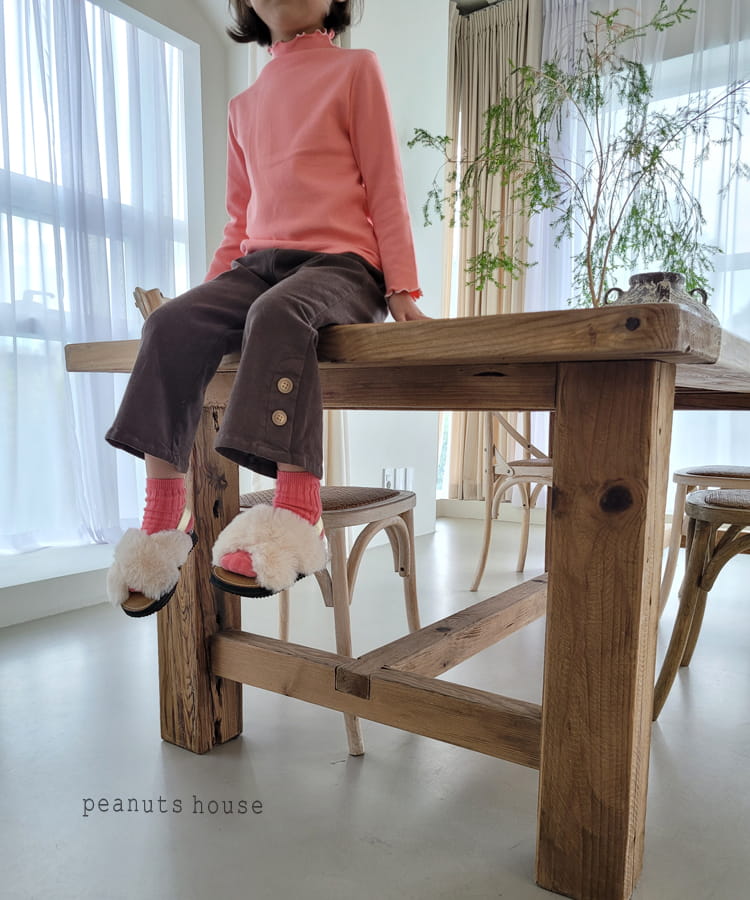 PEANUTS - Korean Children Fashion - #Kfashion4kids - Button Pants - 7