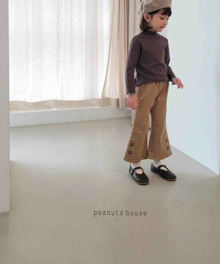PEANUTS - Korean Children Fashion - #Kfashion4kids - Button Pants - 9