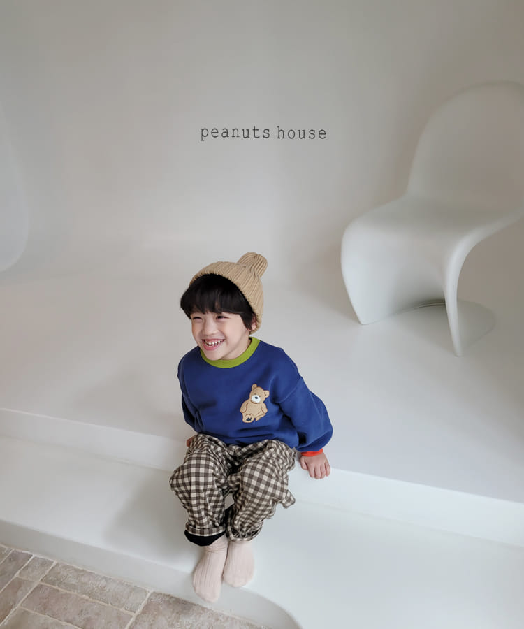 PEANUTS - Korean Children Fashion - #Kfashion4kids - Check Bonding Pants - 11