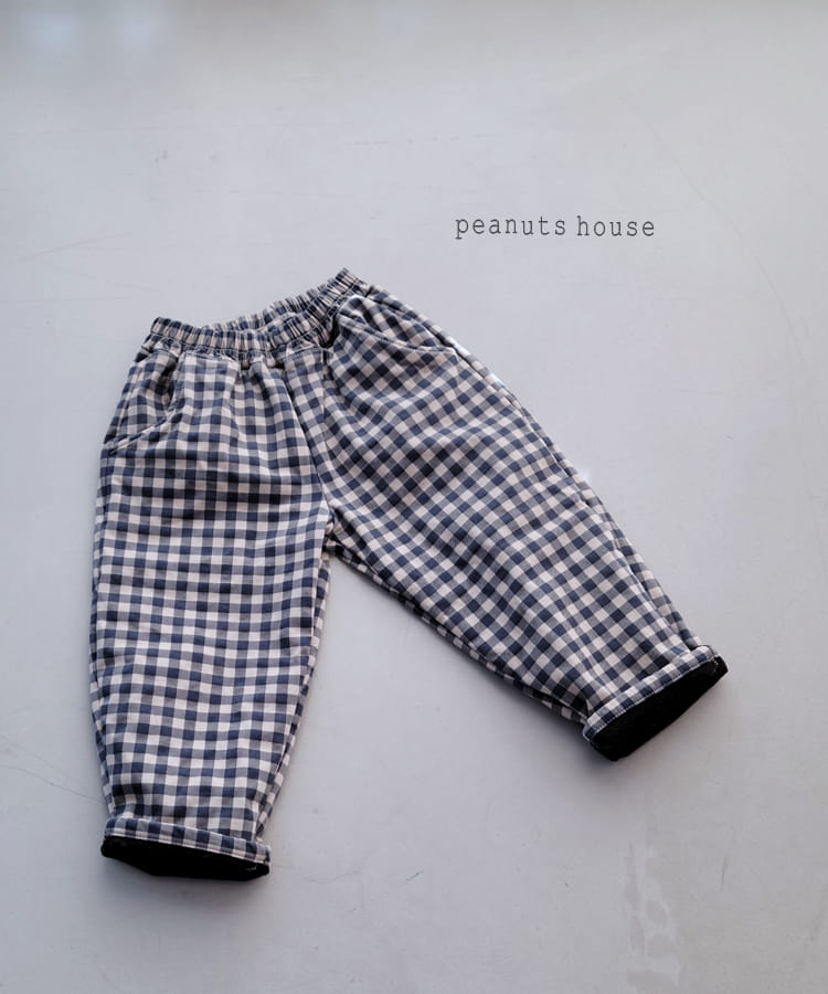 PEANUTS - Korean Children Fashion - #Kfashion4kids - Check Bonding Pants - 4