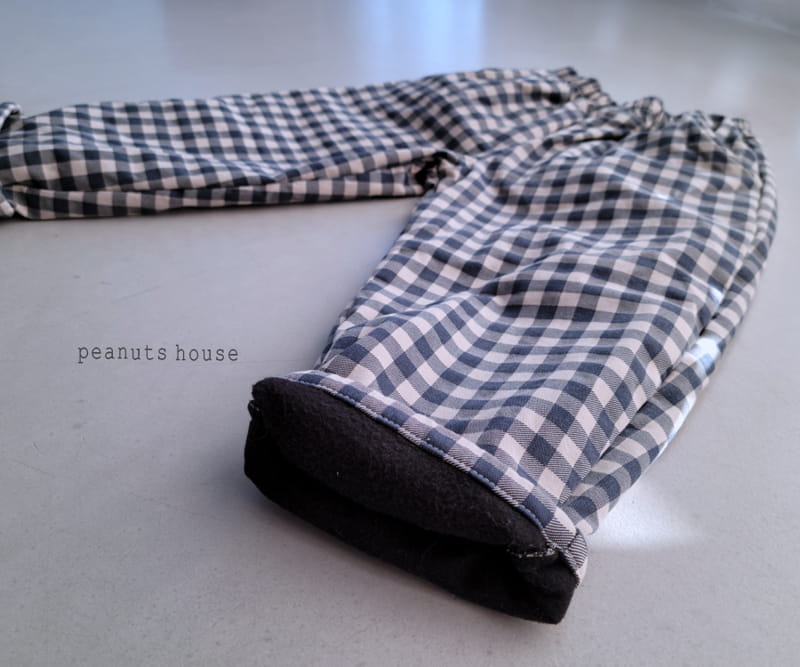PEANUTS - Korean Children Fashion - #Kfashion4kids - Check Bonding Pants - 5