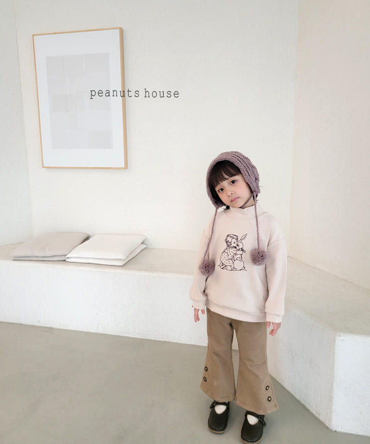 PEANUTS - Korean Children Fashion - #Kfashion4kids - Girl and Rabbit Tee - 12