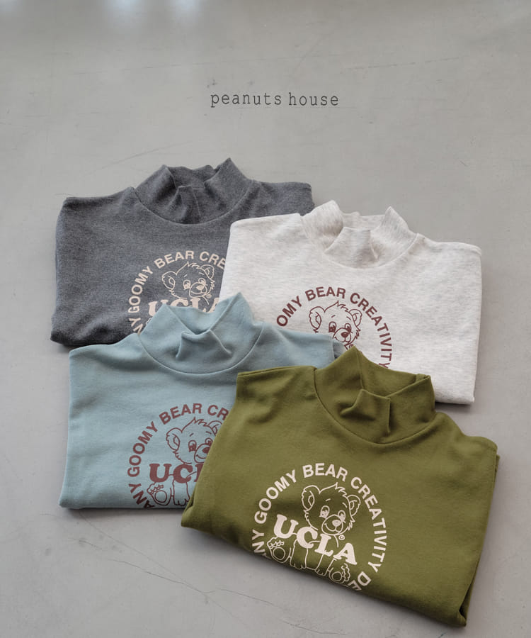 PEANUTS - Korean Children Fashion - #Kfashion4kids - Turtleneck Tee
