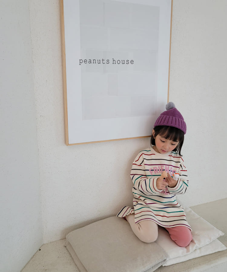 PEANUTS - Korean Children Fashion - #Kfashion4kids - Rainbow Long Tee - 10