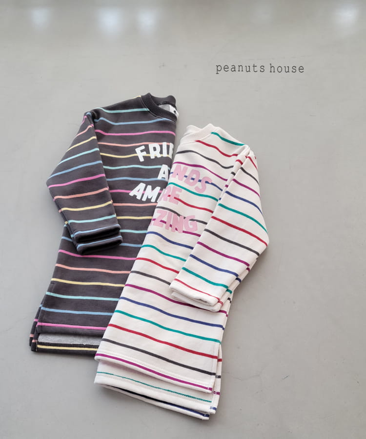 PEANUTS - Korean Children Fashion - #Kfashion4kids - Rainbow Long Tee - 2