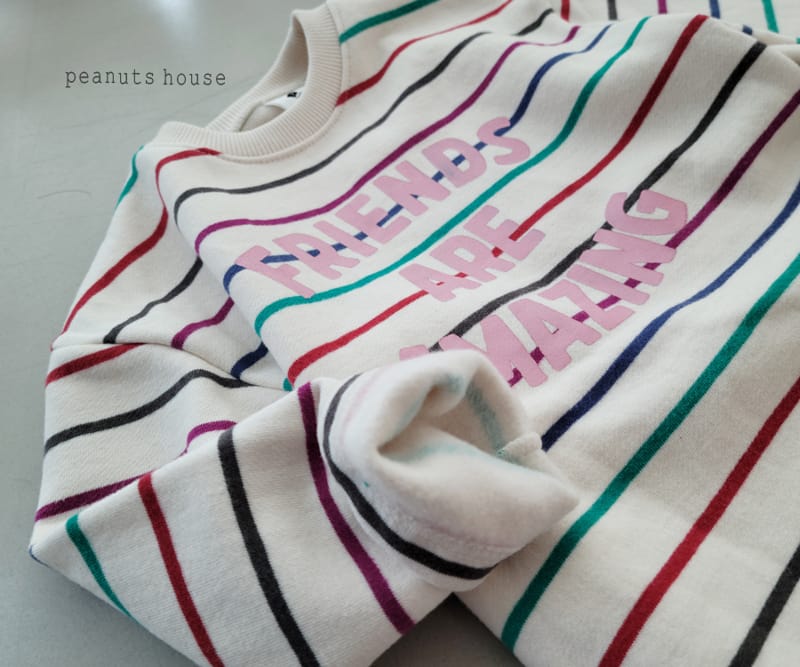 PEANUTS - Korean Children Fashion - #Kfashion4kids - Rainbow Long Tee - 4