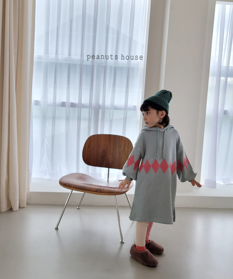 PEANUTS - Korean Children Fashion - #Kfashion4kids - Argyle One-piece - 11