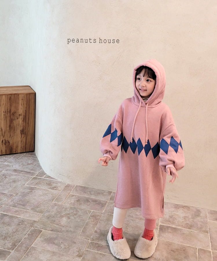 PEANUTS - Korean Children Fashion - #Kfashion4kids - Argyle One-piece - 5