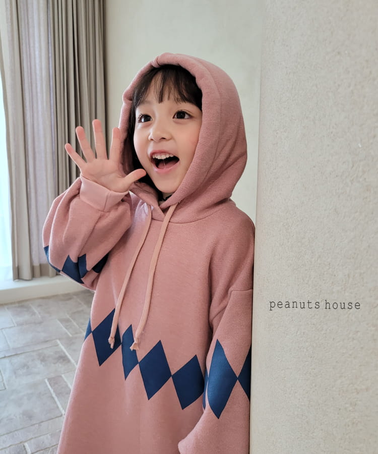 PEANUTS - Korean Children Fashion - #Kfashion4kids - Argyle One-piece - 7