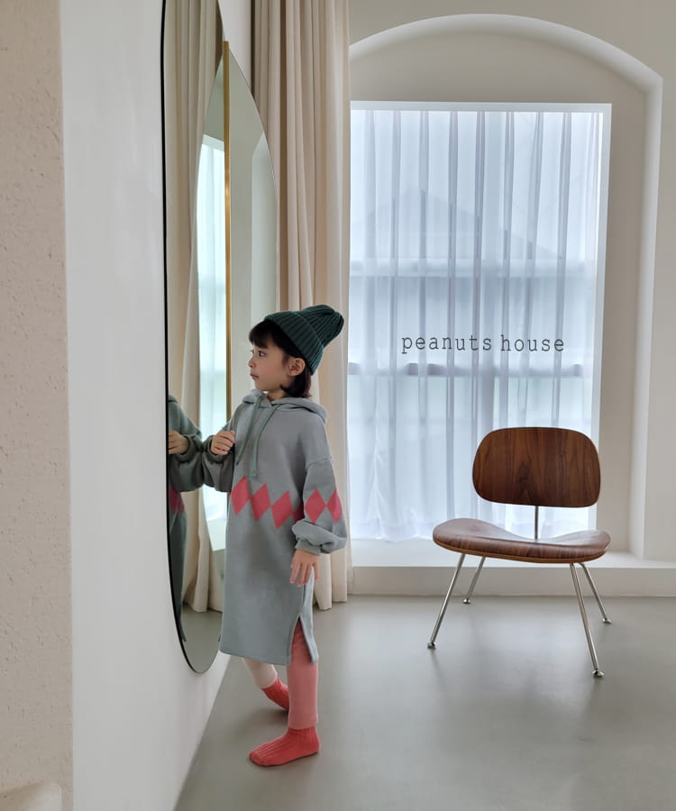PEANUTS - Korean Children Fashion - #Kfashion4kids - Argyle One-piece - 9