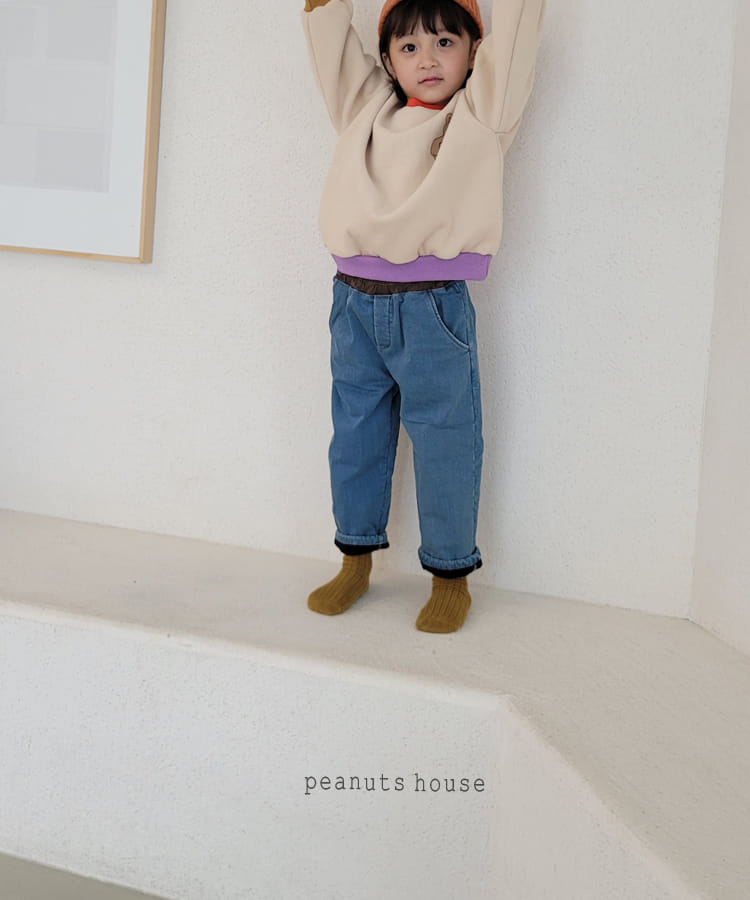 PEANUTS - Korean Children Fashion - #Kfashion4kids - Denim Bonding Pants - 12