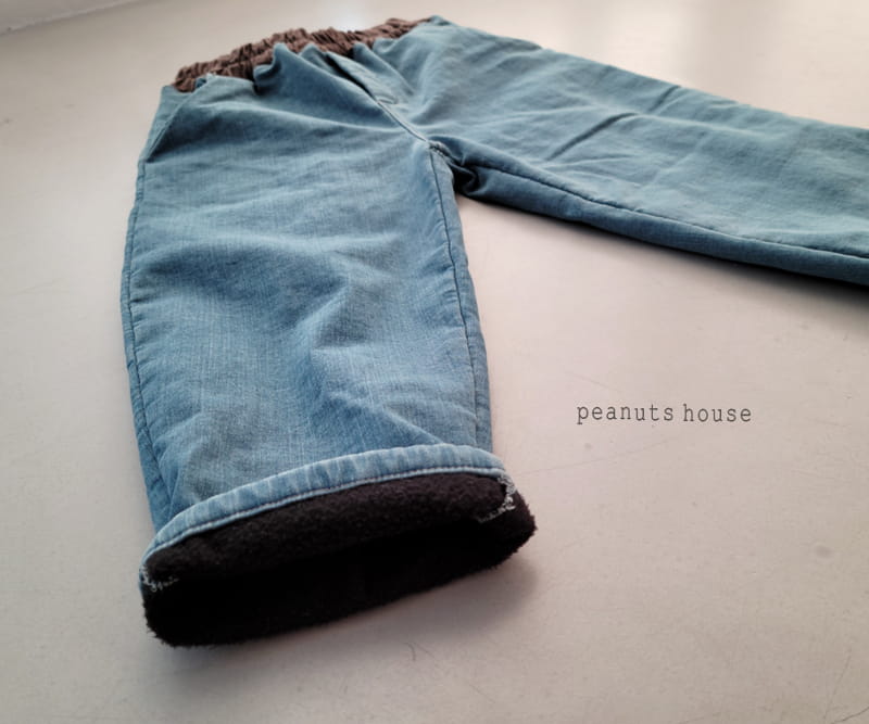 PEANUTS - Korean Children Fashion - #Kfashion4kids - Denim Bonding Pants - 3