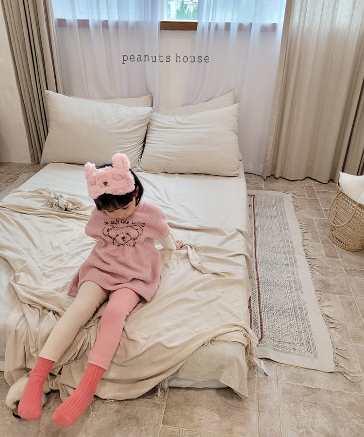 PEANUTS - Korean Children Fashion - #Kfashion4kids - Half Half Leggings - 12