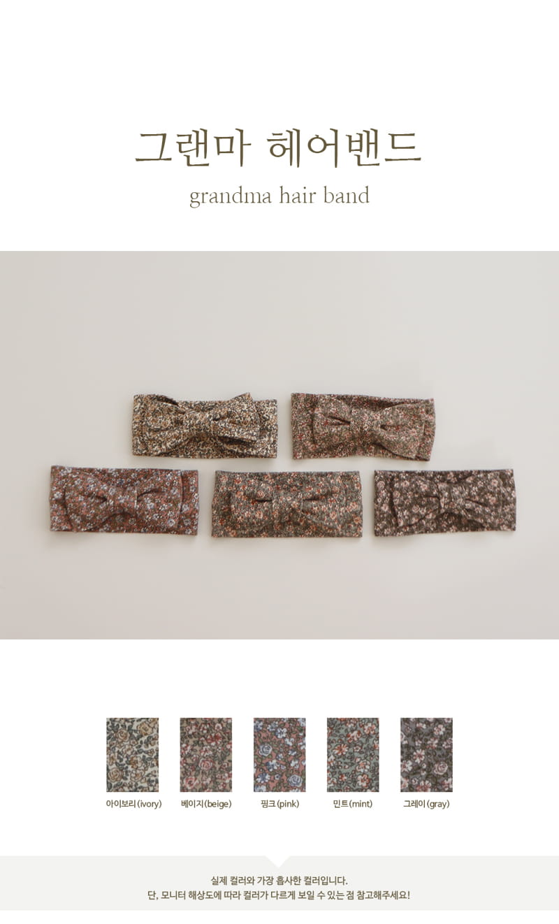 PEEKABOO - Korean Children Fashion - #Kfashion4kids - Grandma Hairband