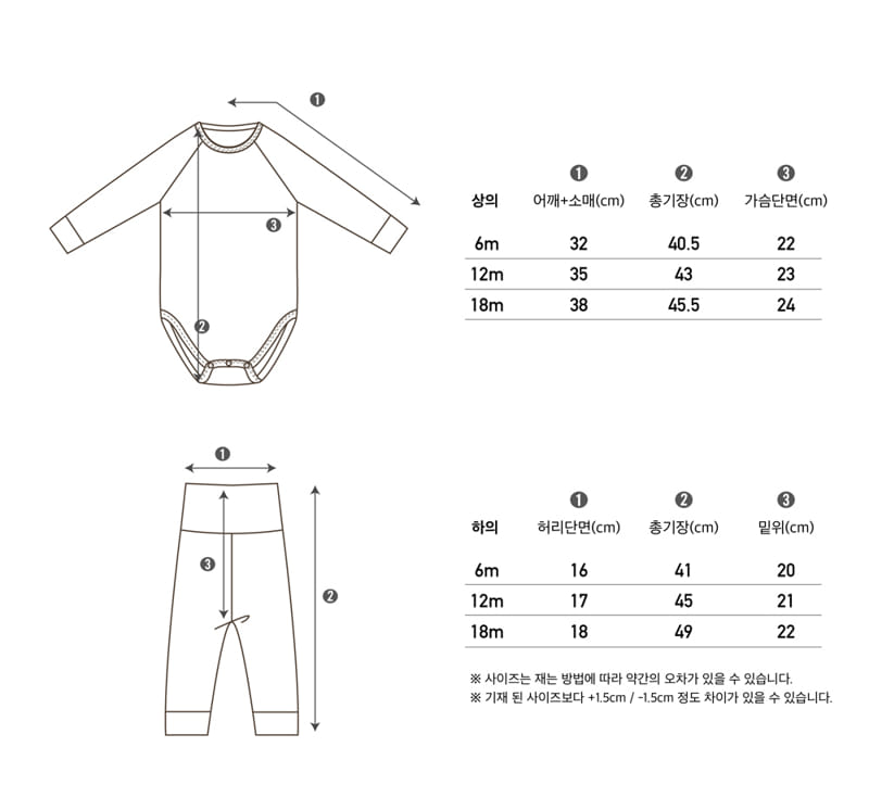 PEEKABOO - Korean Children Fashion - #Kfashion4kids - Ppiyong Bodysuit with Leggings - 5
