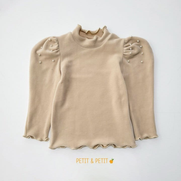 PETIT & PETIT - Korean Children Fashion - #Kfashion4kids - Pearl Puff Tee