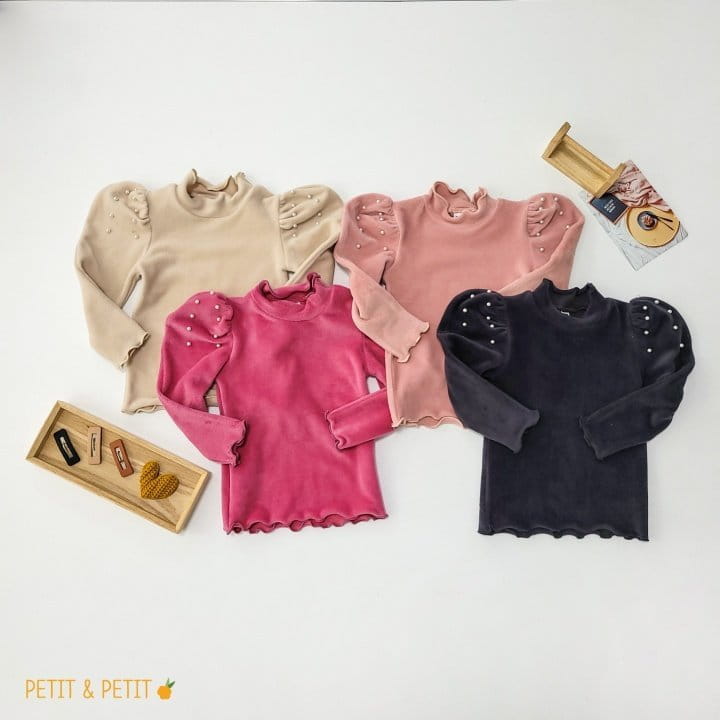 PETIT & PETIT - Korean Children Fashion - #Kfashion4kids - Pearl Puff Tee - 6