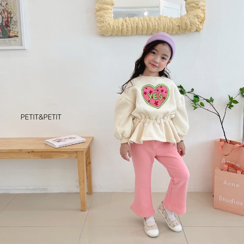 PETIT & PETIT - Korean Children Fashion - #Kfashion4kids - Yes Top Bottom Set