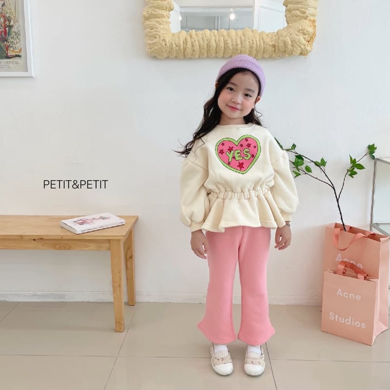 PETIT & PETIT - Korean Children Fashion - #Kfashion4kids - Yes Top Bottom Set - 2