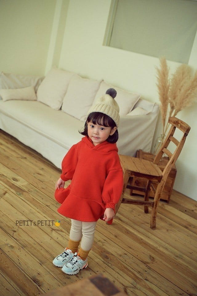 PETIT & PETIT - Korean Children Fashion - #Kfashion4kids - Simple Hoody One-piece