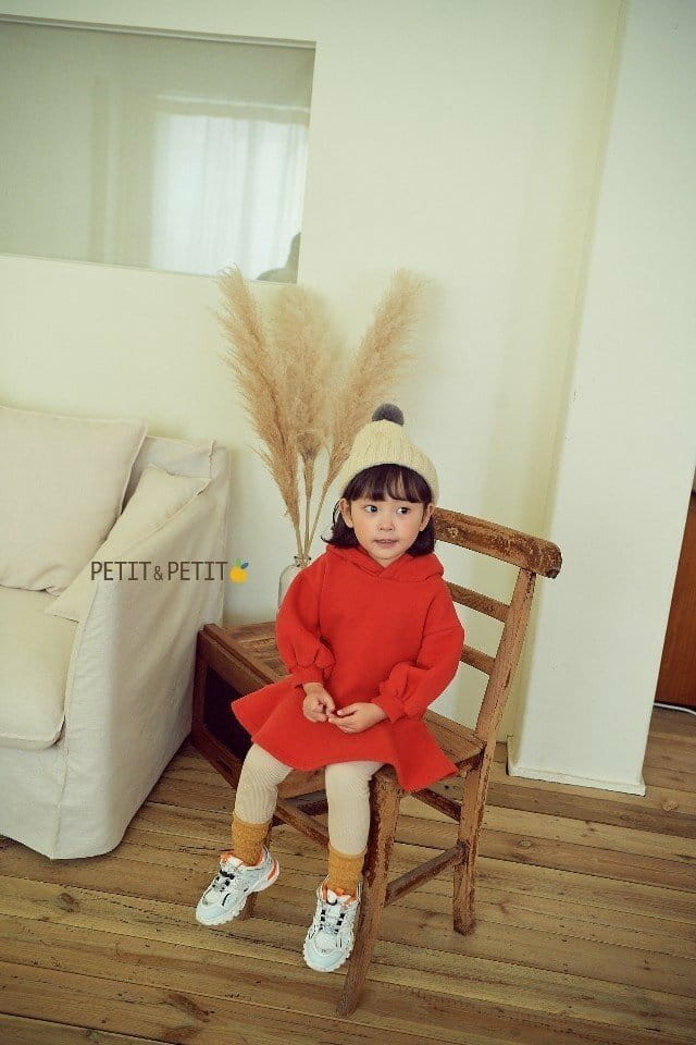 PETIT & PETIT - Korean Children Fashion - #Kfashion4kids - Simple Hoody One-piece - 2