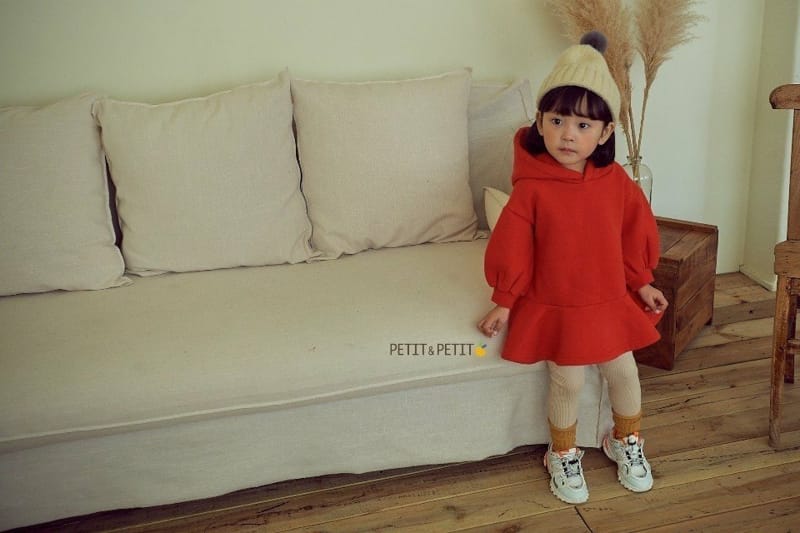 PETIT & PETIT - Korean Children Fashion - #Kfashion4kids - Simple Hoody One-piece - 3