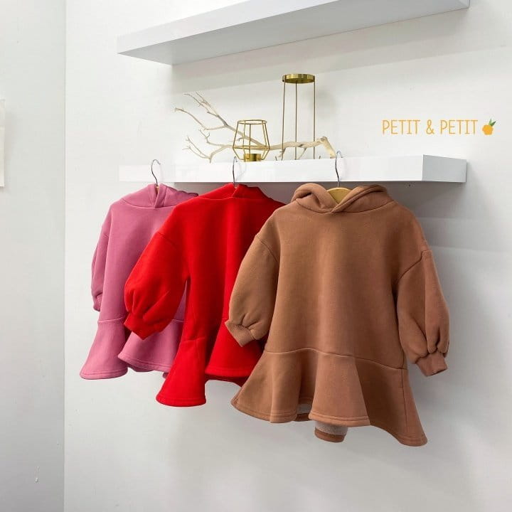 PETIT & PETIT - Korean Children Fashion - #Kfashion4kids - Simple Hoody One-piece - 6