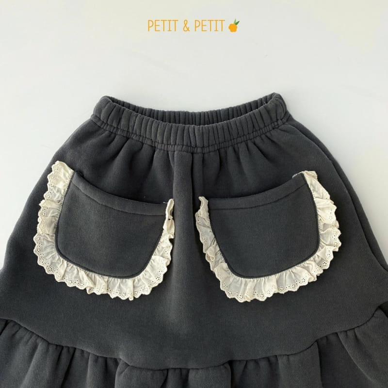 PETIT & PETIT - Korean Children Fashion - #Kfashion4kids - Lace Pocket Skirt - 7