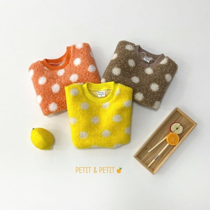 PETIT & PETIT - Korean Children Fashion - #Kfashion4kids - Dot Sweatshirt - 4