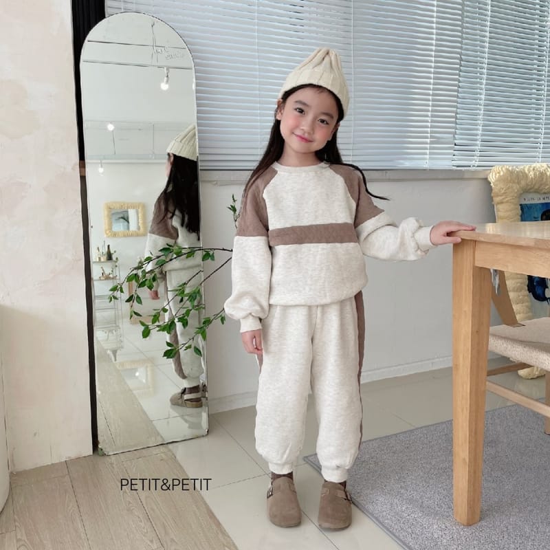 PETIT & PETIT - Korean Children Fashion - #Kfashion4kids - Quilting Color Top Bottom Set - 10