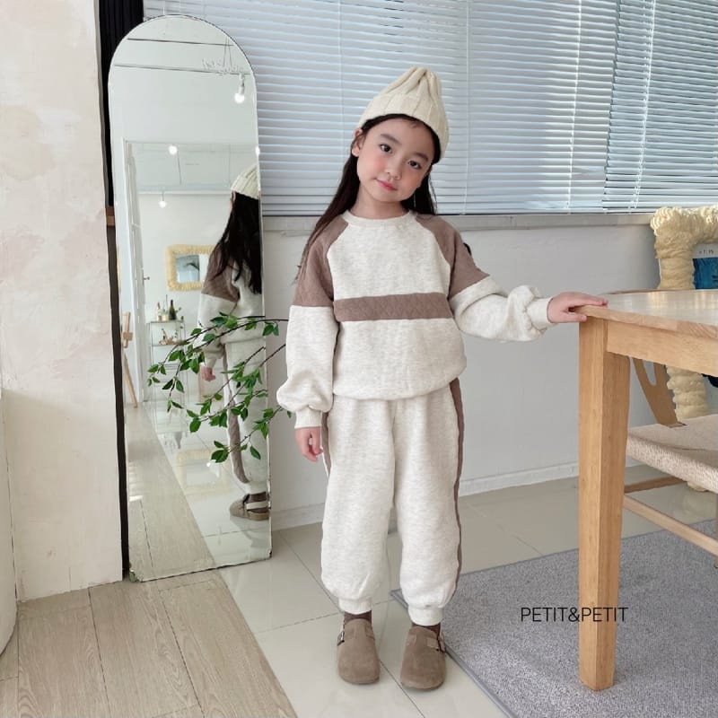 PETIT & PETIT - Korean Children Fashion - #Kfashion4kids - Quilting Color Top Bottom Set - 11